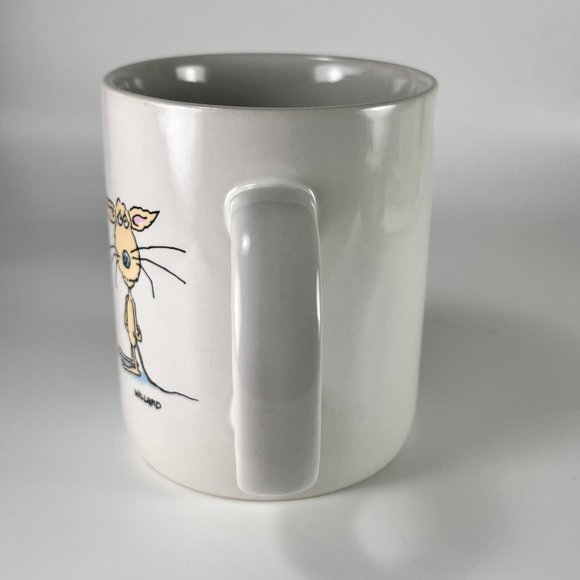 Vtg Hallmark Shoebox Greetings The Next Thing You Say Ceramic White Cup Mug1988 - Picture 3 of 10